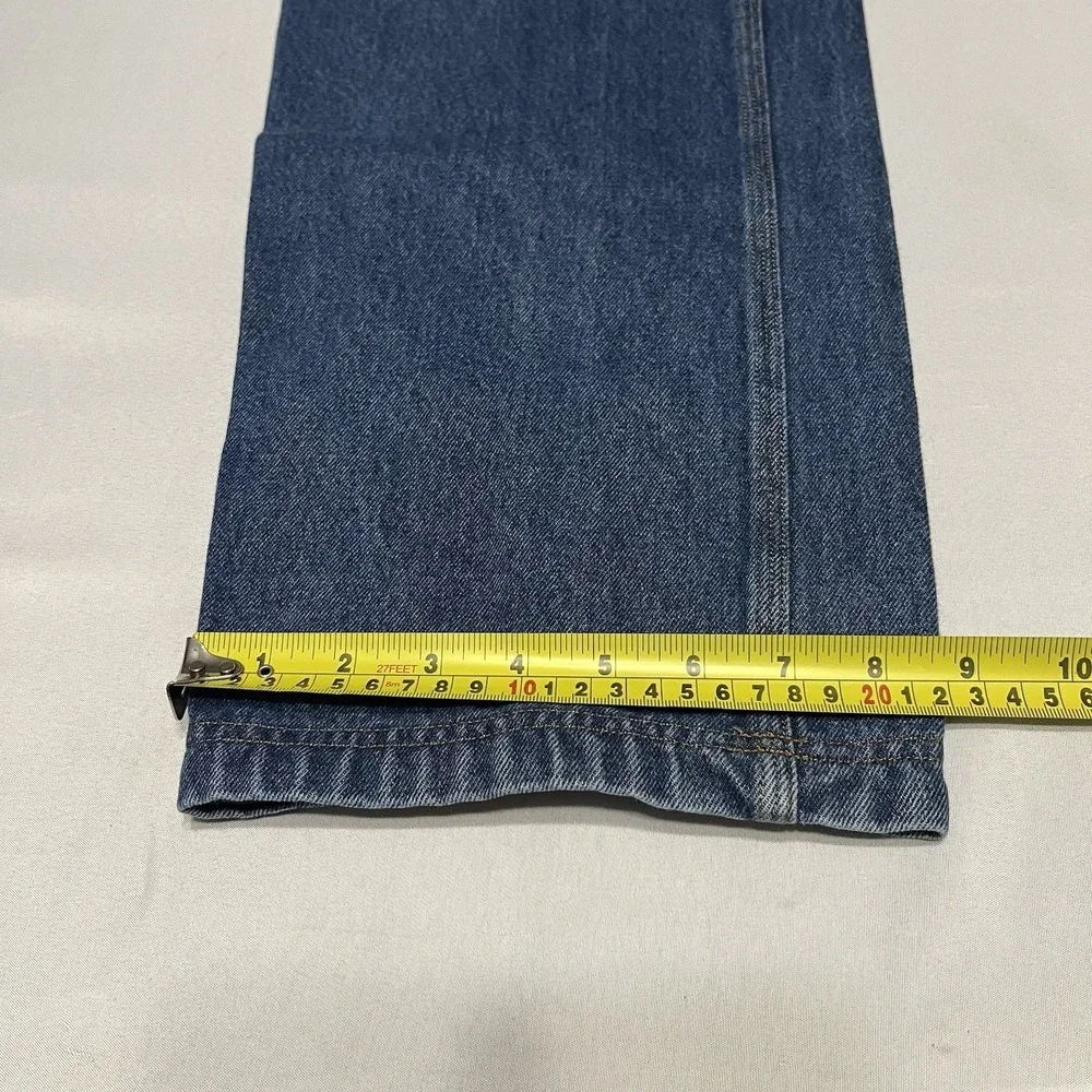 Duluth Trading Co Mens Flex Ballroom Carpenter Jeans Fits 32x33 Dark Wash Denim - Picture 6 of 8